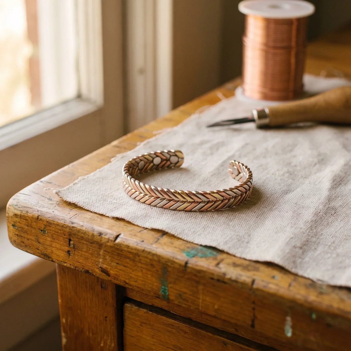 Copse Copper Bracelet – handcrafted bracelet by House of Shaba