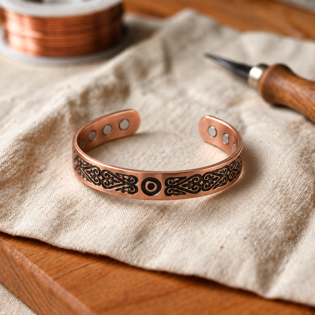 Verdigris Copper Bracelet