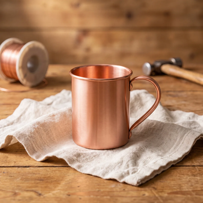 Copper Plain Mug 400ml