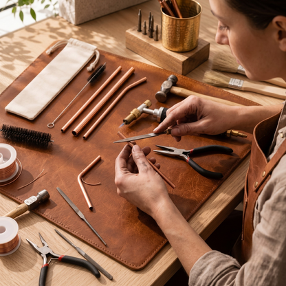Copper Straw Set – handcrafted home & wellness by House of Shaba