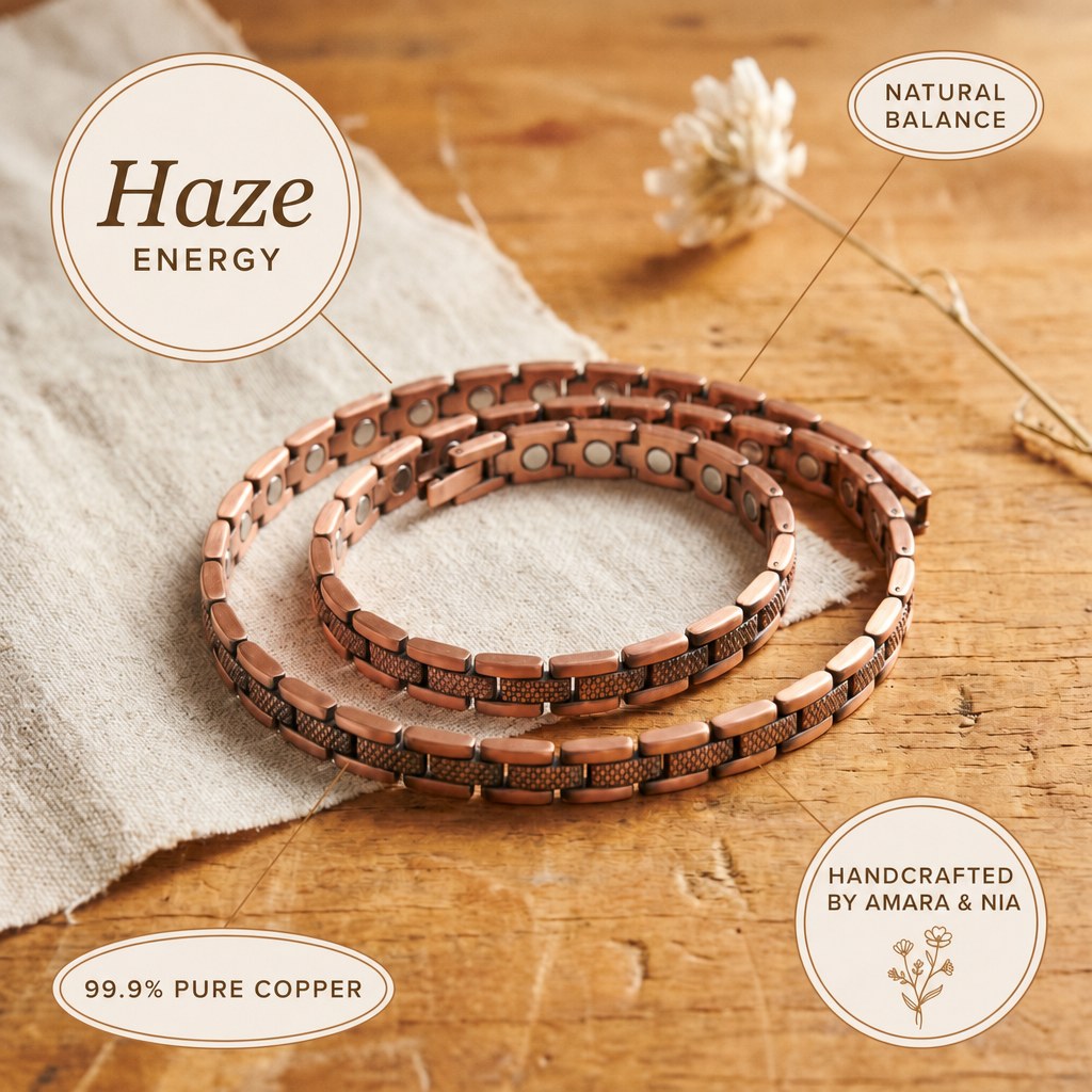 Haze Copper Necklace – handcrafted by Amara & Nia