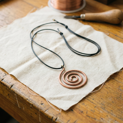 Mesa Copper Necklace – handcrafted necklace by House of Shaba