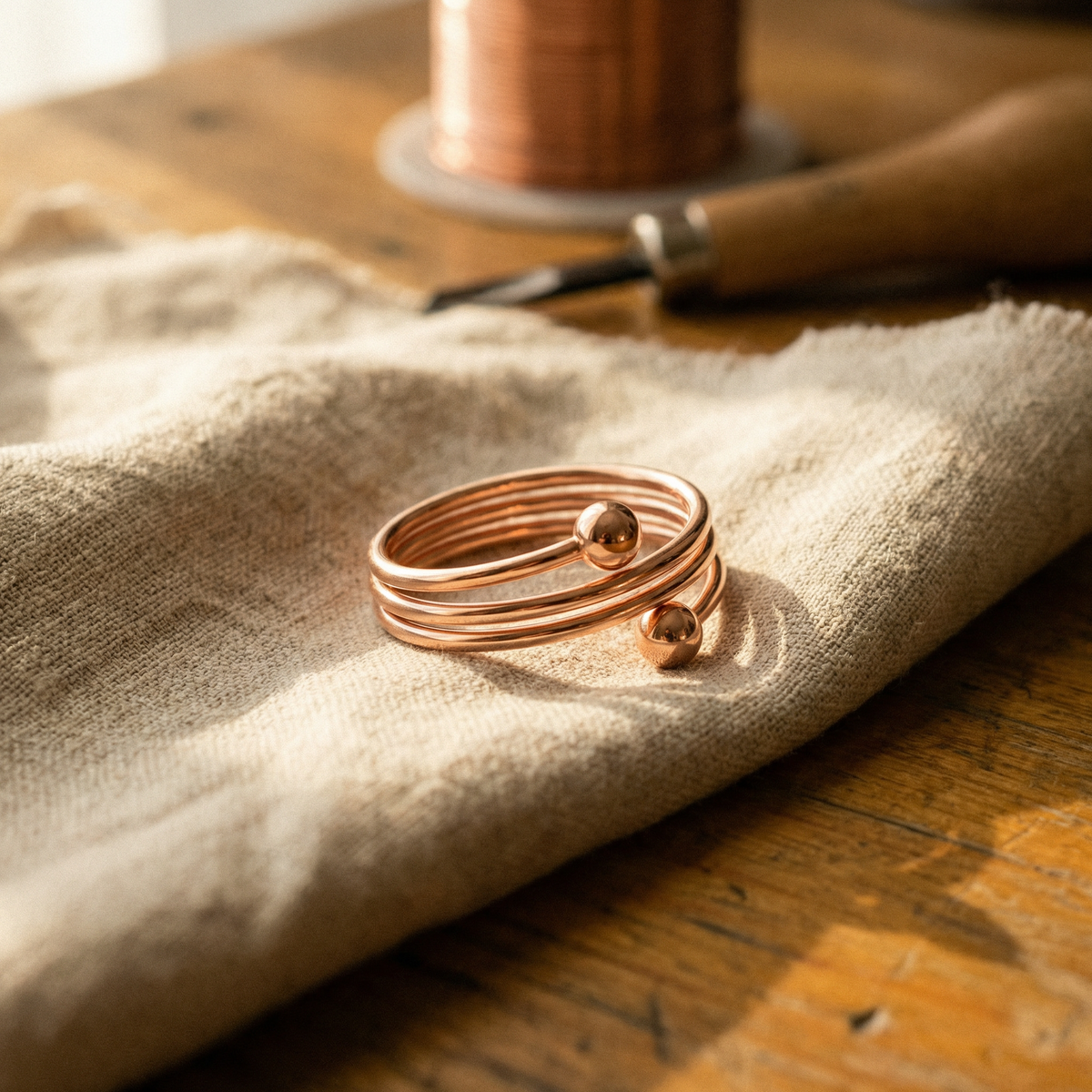 Silt Copper Ring – handcrafted ring by House of Shaba