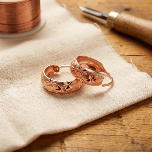 Dew Copper Earrings