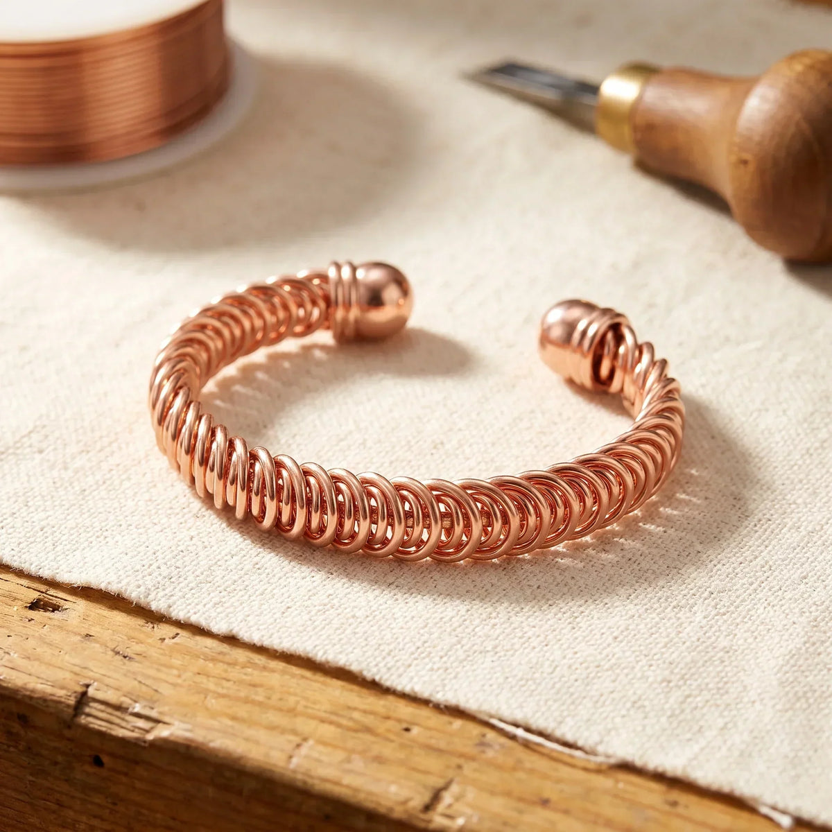 Gust Copper Bracelet – handcrafted bracelet by House of Shaba