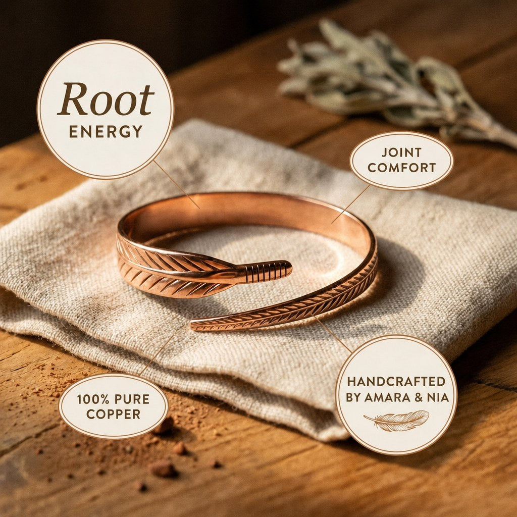 Copper Bracelet – handcrafted by Amara & Nia